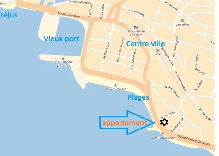 公寓 Les Pieds Dans L'eau Pour 6 Personnes A Saint-raphael